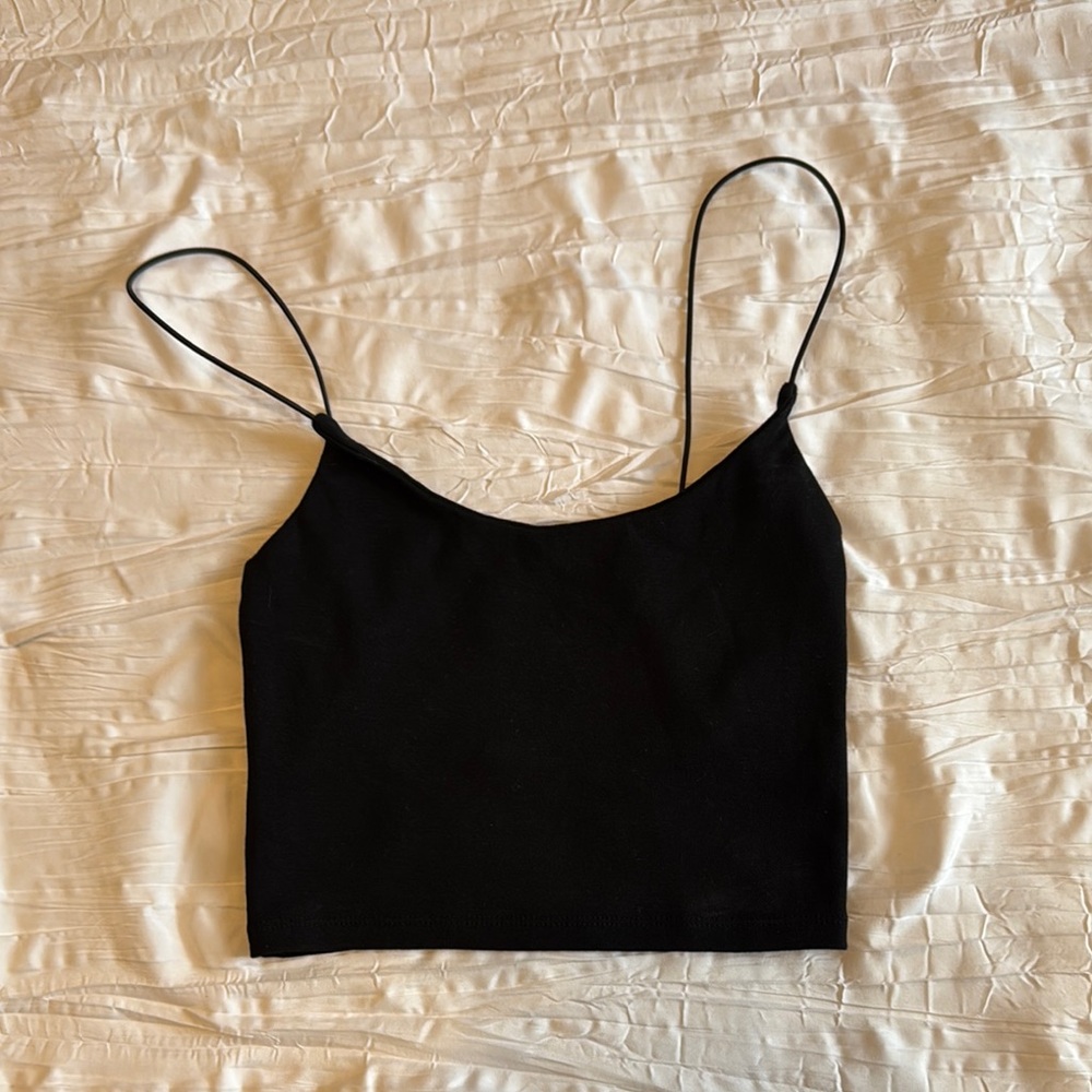 Black Women's Crop Top